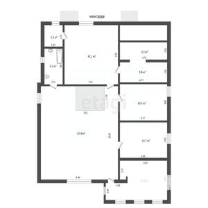 Дом 350м², 2-этажный, участок 5 сот.