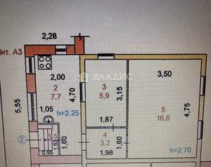 Дом 38м², 1-этажный, участок 7 сот.