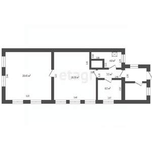 Дом 70м², 1-этажный, участок 8 сот.