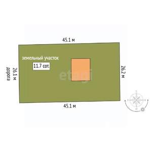 Дом 79м², 2-этажный, участок 12 сот.