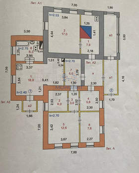 Дом 96м², 1-этажный, участок 6 сот.  