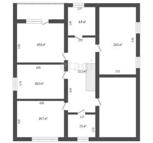 Дом 300м², 2-этажный, участок 9 сот.  