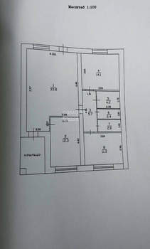 Дом 87м², 1-этажный, участок 6 сот.  