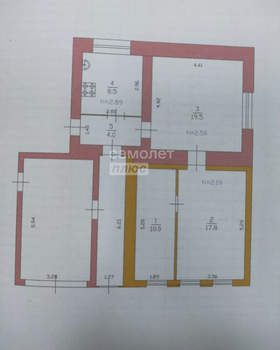 Дом 60м², 1-этажный, участок 20 сот.  