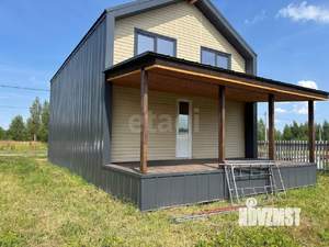 Дом 100м&sup2;, 2-этажный, участок 6 сот.  