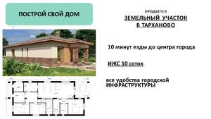 Дом 10м&sup2;, 1-этажный, участок 10 сот.  