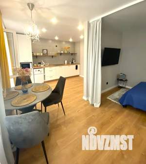 Студия квартира, посуточно, 44м2, 6/9 этаж