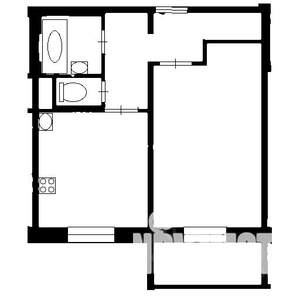 1-к квартира, на длительный срок, 38м2, 1/9 этаж