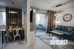 1-к квартира, посуточно, 44м2, 1/1 этаж