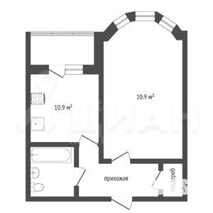 1-к квартира, на длительный срок, 41м2, 8/10 этаж