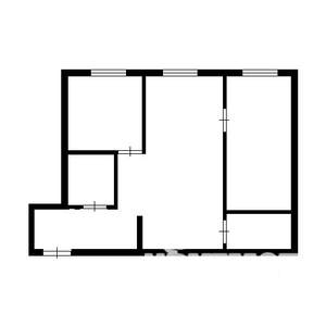 2-к квартира, на длительный срок, 44м2, 1/5 этаж