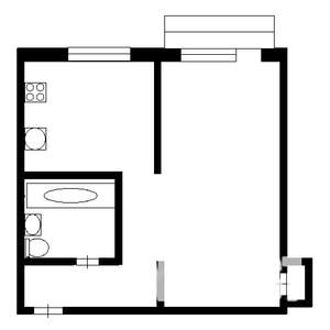 1-к квартира, на длительный срок, 35м2, 2/9 этаж
