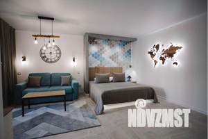 1-к квартира, посуточно, 44м2, 1/7 этаж