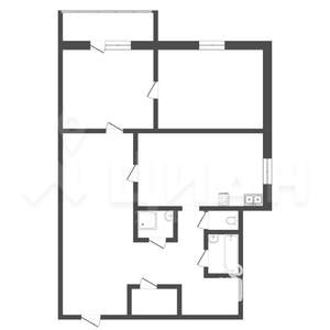1-к квартира, на длительный срок, 36м2, 6/9 этаж
