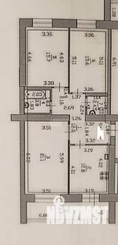 3-к квартира, вторичка, 91м2, 2/9 этаж