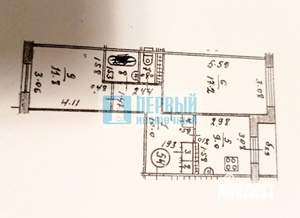 2-к квартира, вторичка, 55м2, 3/5 этаж