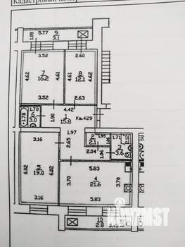 3-к квартира, вторичка, 93м2, 6/9 этаж