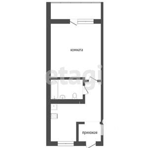 1-к квартира, вторичка, 33м2, 9/10 этаж