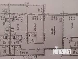 2-к квартира, вторичка, 72м2, 6/14 этаж