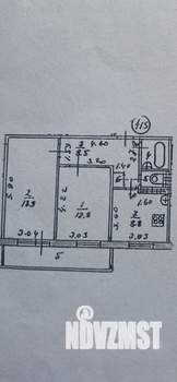 2-к квартира, вторичка, 53м2, 2/10 этаж