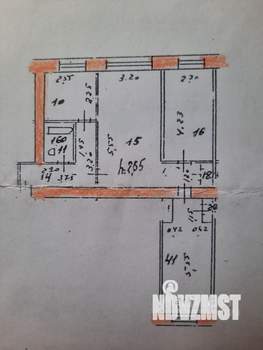 3-к квартира, вторичка, 56м2, 1/3 этаж