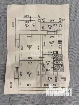 2-к квартира, вторичка, 71м2, -1/9 этаж