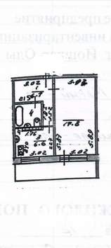 1-к квартира, вторичка, 38м2, 2/9 этаж