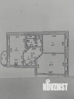 2-к квартира, вторичка, 90м2, 3/4 этаж