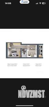 2-к квартира, сданный дом, 53м2, 4/8 этаж