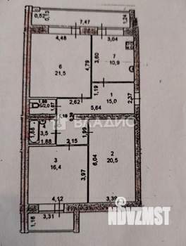 3-к квартира, вторичка, 96м2, 1/6 этаж