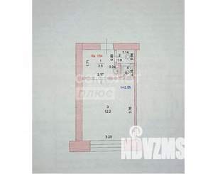 1-к квартира, вторичка, 17м2, 5/5 этаж