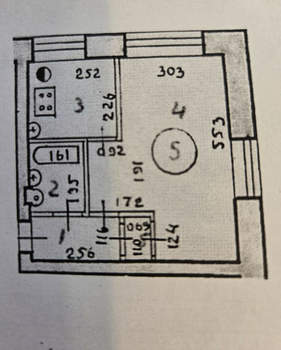 1-к квартира, вторичка, 30м2, 2/5 этаж