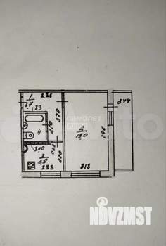 1-к квартира, вторичка, 39м2, 6/9 этаж