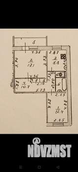 2-к квартира, вторичка, 54м2, 8/9 этаж