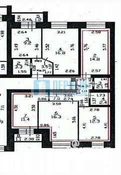 3-к квартира, вторичка, 70м2, 4/10 этаж
