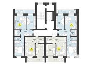 2-к квартира, строящийся дом, 60м2, 8/9 этаж