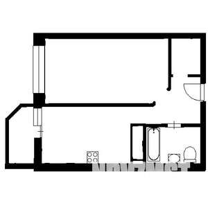 1-к квартира, вторичка, 39м2, 2/9 этаж