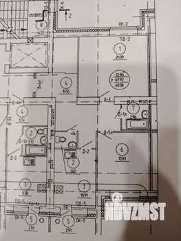 2-к квартира, сданный дом, 70м2, 8/9 этаж