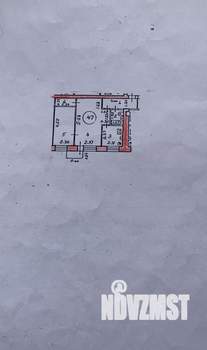 2-к квартира, вторичка, 44м2, 5/6 этаж
