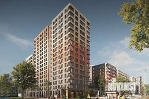 1-к квартира, строящийся дом, 53м2, 9/12 этаж