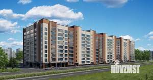 2-к квартира, строящийся дом, 61м2, 6/9 этаж