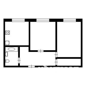 2-к квартира, вторичка, 54м2, 8/9 этаж