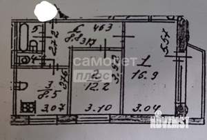 2-к квартира, вторичка, 50м2, 4/10 этаж