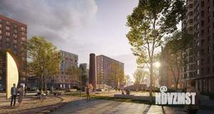 2-к квартира, строящийся дом, 61м2, 14/16 этаж