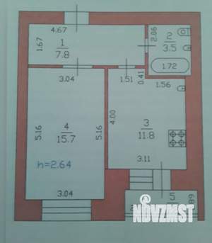 1-к квартира, вторичка, 39м2, 4/9 этаж