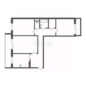 3-к квартира, вторичка, 78м2, 9/10 этаж