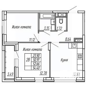 Фото квартиры на продажу (1)