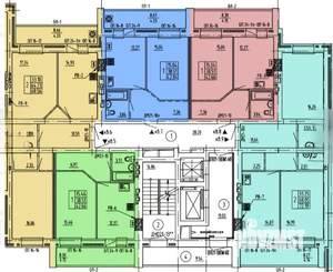 1-к квартира, строящийся дом, 43м2, 12/14 этаж