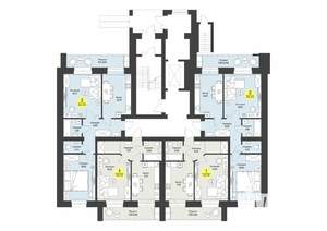 2-к квартира, строящийся дом, 60м2, 1/9 этаж
