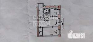 2-к квартира, вторичка, 45м2, 4/4 этаж